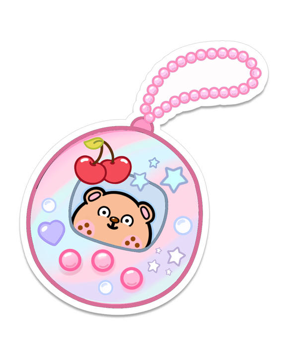 DIGITAL DOWNLOAD - FRECKLE BEAR TAMAGOTCHI - Marshmallow Studio