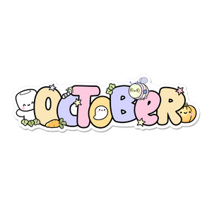 STICKER FLAKE - OCTOBER (LARGE) - FX10 - Marshmallow Studio