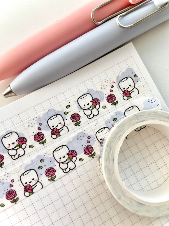 COCOA STOP & SMELL THE ROSES V.2 (2 PER PERSON) - 15mm FOILED WASHI TAPE
