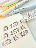LITTLE HIGHLIGHTS - 10mm WASHI TAPE - Marshmallow Studio