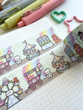 CANDY CARNIVAL (1 PER PERSON) - 30mm WIDE FOILED WASHI TAPE - Marshmallow Studio