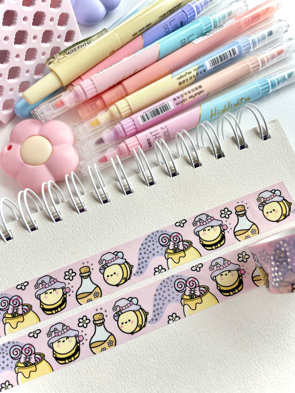 HALLOWQUEEN BEE - FOILED WASHI TAPE 20mm - Marshmallow Studio