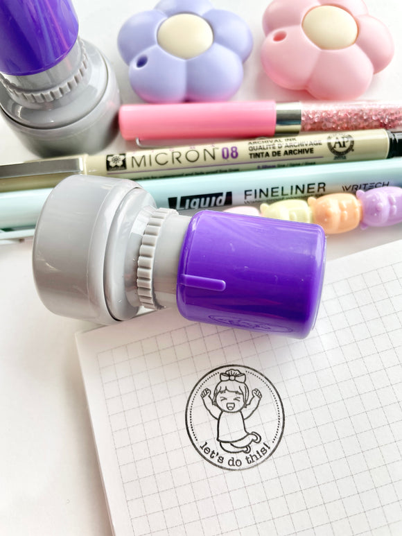 SELF INKING STAMP - LET’S DO THIS! - Marshmallow Studio