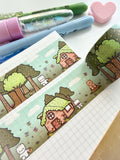 WOODLAND - (OVERSTOCK) - 30mm WIDE FOILED WASHI TAPE - Marshmallow Studio