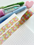 FOREST QUILT - 15mm FOILED WASHI TAPE - Marshmallow Studio