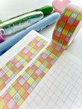 FOREST QUILT - 15mm FOILED WASHI TAPE - Marshmallow Studio