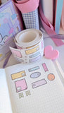 COCOA NOTES - 40mm - STICKER ROLL - Marshmallow Studio