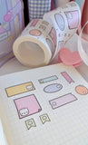 COCOA NOTES - 40mm - STICKER ROLL - Marshmallow Studio