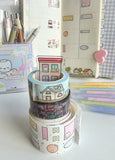 WASHI STAND - MINI APARTMENT BUILDING - Marshmallow Studio