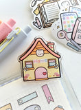 ACRYLIC PAGE CLIP - COTTAGE HOME - Marshmallow Studio
