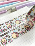 BEESONS GREETINGS V2 - 20mm GOLD FOILED WASHI TAPE