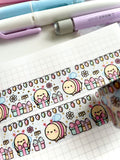 BEESONS GREETINGS V2 - 20mm GOLD FOILED WASHI TAPE