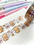 GINGERMALLOW - 15mm PET CLEAR WASHI TAPE