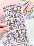 PENCIL BOARD - WEEKS SIZE - COCOA STATIONERY - Marshmallow Studio