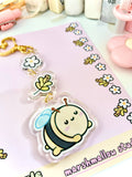 DANGLE KEYCHAIN - BEE DAZZLED - Marshmallow Studio