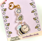 DANGLE KEYCHAIN - BEE DAZZLED - Marshmallow Studio