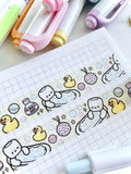 RELAXING REWARD - 15mm WASHI TAPE - Marshmallow Studio