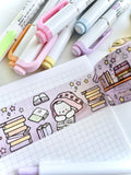 RESTFUL READ - 30mm WIDE WASHI TAPE - Marshmallow Studio