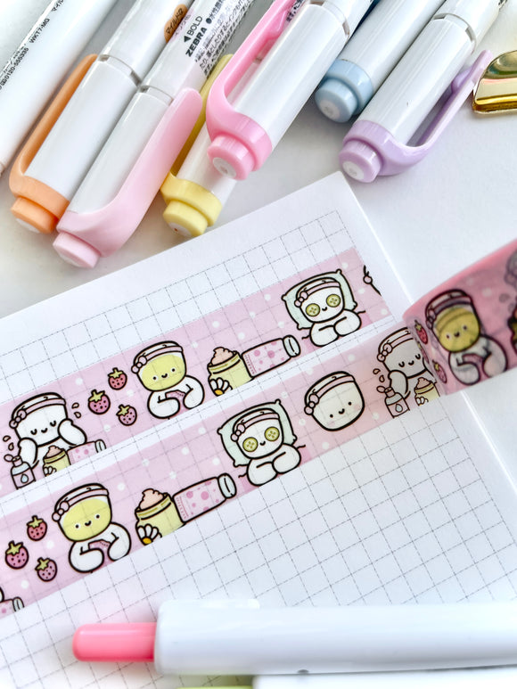 PAMPER PARTY - 15mm WASHI TAPE - Marshmallow Studio