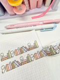 MISTED CHAPTERS - 20mm DIE-CUT WIDE WASHI TAPE - Marshmallow Studio