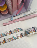 TINTED CHAPTERS - 20mm DIE-CUT WIDE WASHI TAPE - Marshmallow Studio