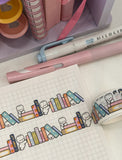 TINTED CHAPTERS - 20mm DIE-CUT WIDE WASHI TAPE - Marshmallow Studio