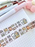 MEDLEY OF MAIL WITH COCOA - 15mm WASHI TAPE - Marshmallow Studio