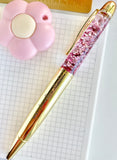 HEART OF GOLD - CHUNKY FLOATING GLITTER PEN - Marshmallow Studio