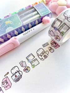 COCOA "GOT TO WORK" - 20mm WASHI TAPE - Marshmallow Studio