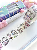 COCOA "GOT TO WORK" - 20mm WASHI TAPE - Marshmallow Studio