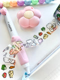 COCOA "GOT TO EAT" - 20mm CLEAR PET WASHI TAPE - Marshmallow Studio