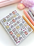 MEDLEY OF MAIL - REUSABLE STICKER BOOK - Marshmallow Studio
