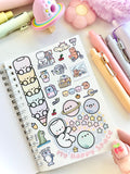 MEDLEY OF MAIL - REUSABLE STICKER BOOK - Marshmallow Studio