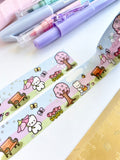 SPRING WITH COCOA - (*LIMIT 2 PER PERSON) - 20mm FOILED WASHI TAPE - Marshmallow Studio