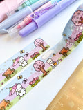 SPRING WITH COCOA - (*LIMIT 2 PER PERSON) - 20mm FOILED WASHI TAPE - Marshmallow Studio