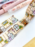 WINTER WITH COCOA - (*LIMIT 2 PER PERSON) - 20mm FOILED WASHI TAPE - Marshmallow Studio