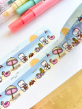 SUMMER WITH COCOA - (*LIMIT 2 PER PERSON) - 20mm FOILED WASHI TAPE - Marshmallow Studio