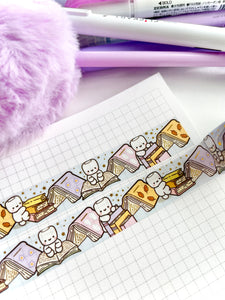 BOOKS BY DAY - 15mm FOILED WASHI TAPE - Marshmallow Studio