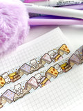 BOOKS BY DAY - 15mm FOILED WASHI TAPE - Marshmallow Studio