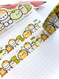PUMPKIN PATCH - 15mm (ONE PER PERSON) - PET CLEAR WASHI TAPE - Marshmallow Studio