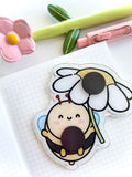 ACRYLIC MAGNET - DAISY UMBRELLA CHUBBY BEE - Marshmallow Studio