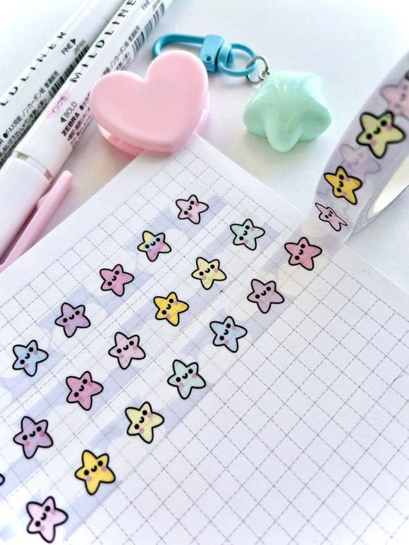 OG HAPPY STAR - 10mm WASHI TAPE - Marshmallow Studio