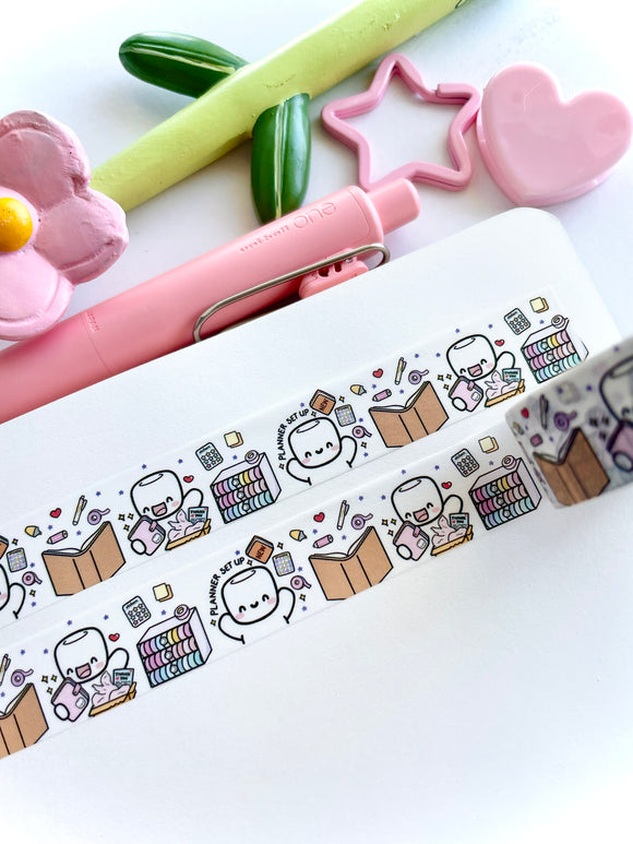 COCOA PLANNER SET UP - 15mm WASHI TAPE