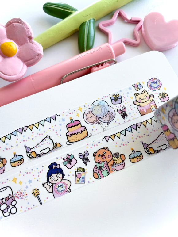 BIRTHDAY BASH - 20mm WASHI TAPE