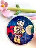 DEBBIE-LINE - HOLOGRAPHIC GLITTER VINYL STICKER