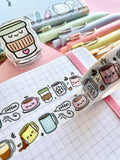 WASHI TAPE BUNDLE (3 TAPES) - CUPPA COLLECTION - Marshmallow Studio
