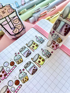 BOBA BUBBLES - 15mm WASHI TAPE - Marshmallow Studio