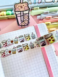 BOBA BUBBLES - 15mm WASHI TAPE - Marshmallow Studio