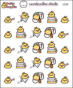 PATTY PUMPKIN (AND MAIL) - PLANNER STICKERS - LS43 - Marshmallow Studio