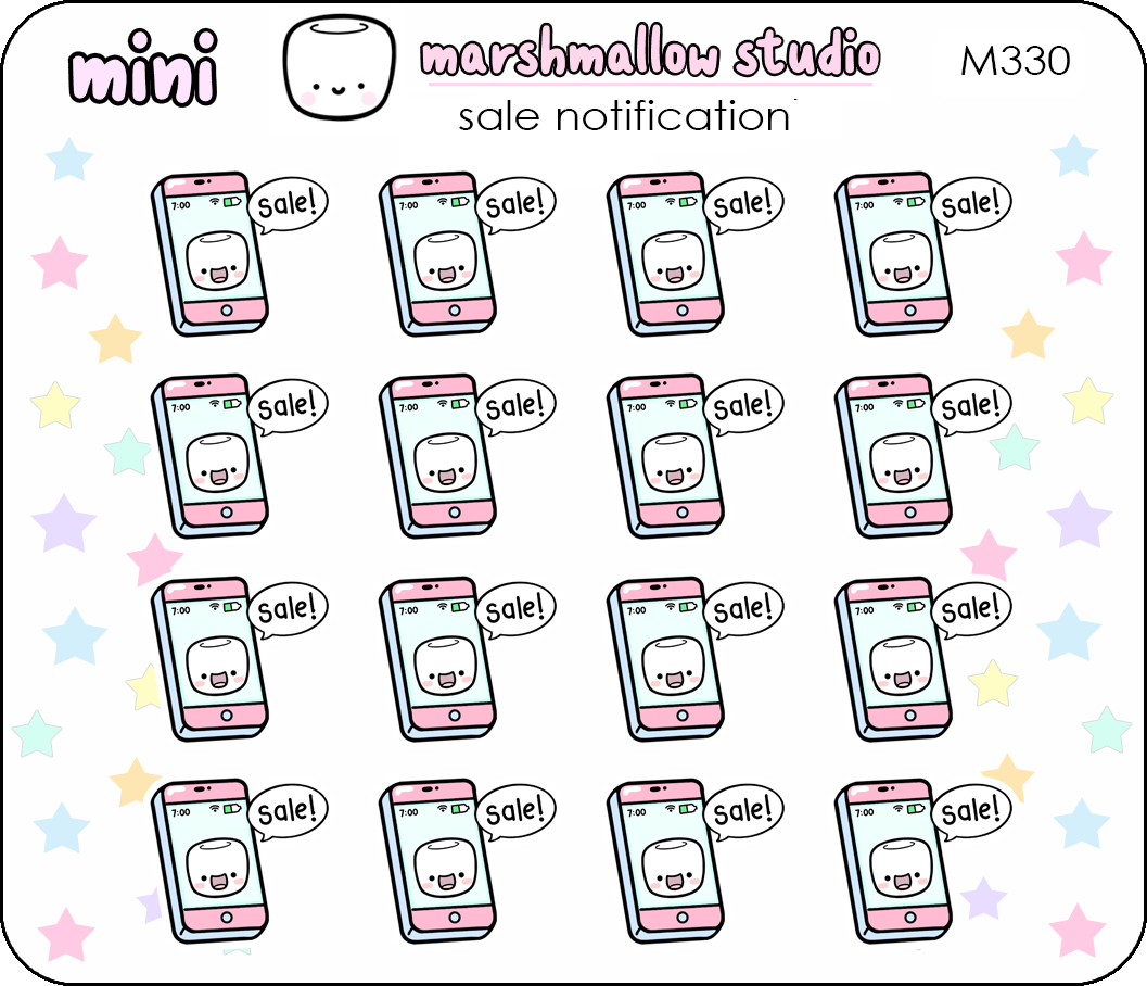 MINI STICKERS - SALE NOTIFICATION - M330